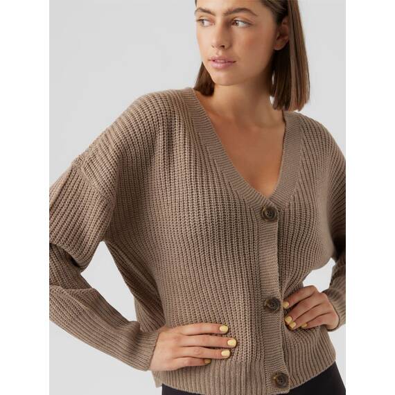 VERO MODA VMLEA LS V-Neck Cuff Cardigan NOOS