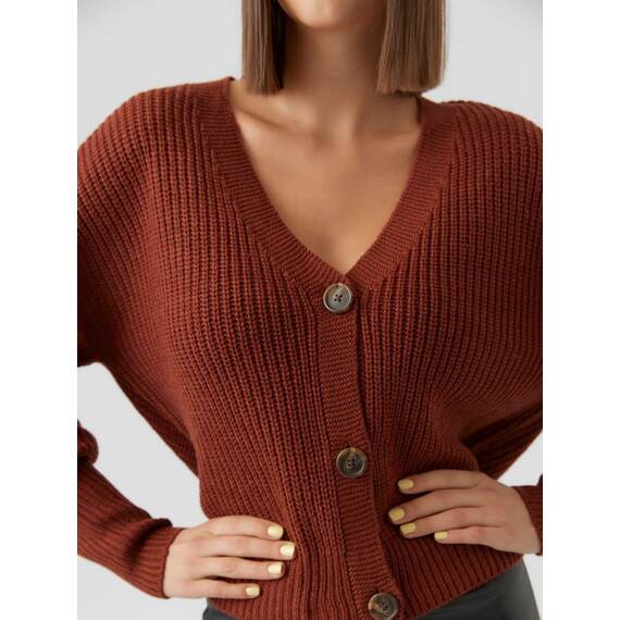 VERO MODA VMLEA LS V-Neck Cuff Cardigan NOOS