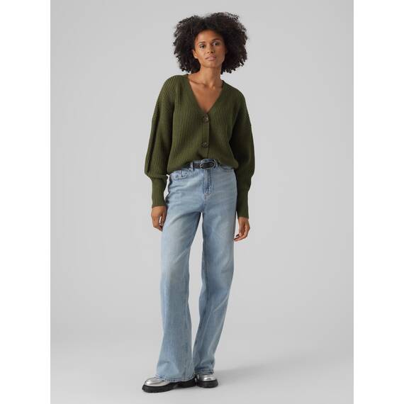 VERO MODA VMLEA LS V-Neck Cuff Cardigan NOOS