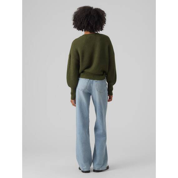 VERO MODA VMLEA LS V-Neck Cuff Cardigan NOOS