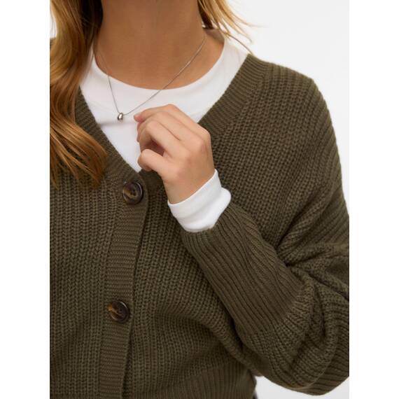 VERO MODA Vmlea Ls V-Neck Cuff Cardigan Noos