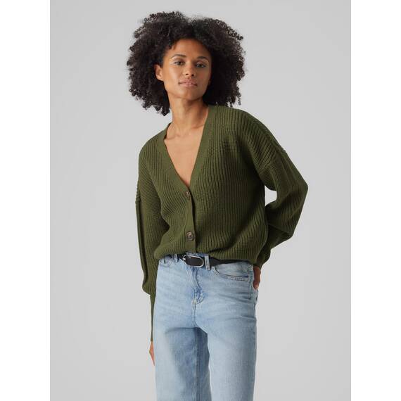 VERO MODA VMLEA LS V-Neck Cuff Cardigan NOOS