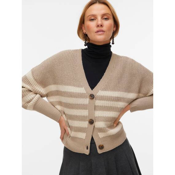 VERO MODA Vmlea Ls V-Neck Cuff Cardigan Noos