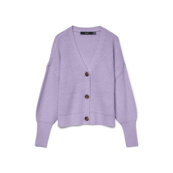 VERO MODA Vmlea Ls V-Neck Cuff Cardigan Noos