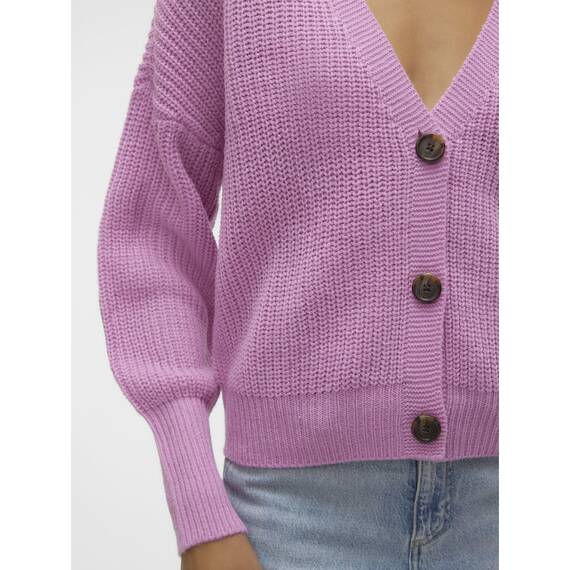 VERO MODA VMLEA LS V-Neck Cuff Cardigan NOOS