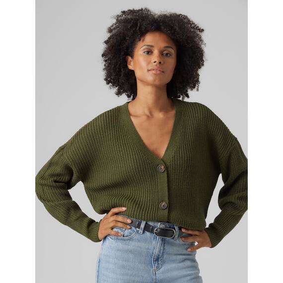 VERO MODA VMLEA LS V-Neck Cuff Cardigan NOOS