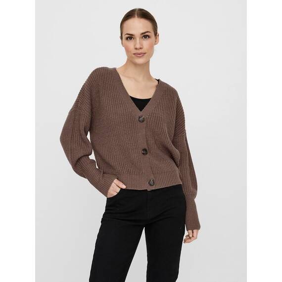 VERO MODA Vmlea Ls V-Neck Cuff Cardigan Noos