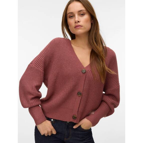 VERO MODA Vmlea Ls V-Neck Cuff Cardigan Noos