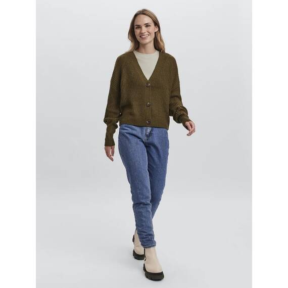 VERO MODA VMLEA LS V-Neck Cuff Cardigan NOOS