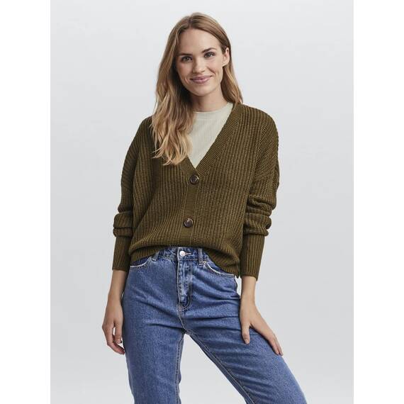 VERO MODA VMLEA LS V-Neck Cuff Cardigan NOOS