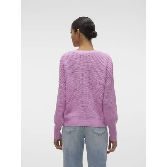 VERO MODA VMLEA LS V-Neck Cuff Cardigan NOOS