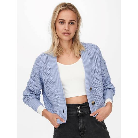 ONLY Strickjacke ONLCAROL Knit Cardigan, Babyblau, XS