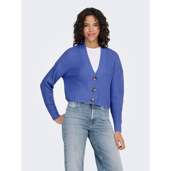 ONLY Damen Onlcarol Nice L/S Cardigan KNT Noos Strickjacke, Ultramarine, XS EU