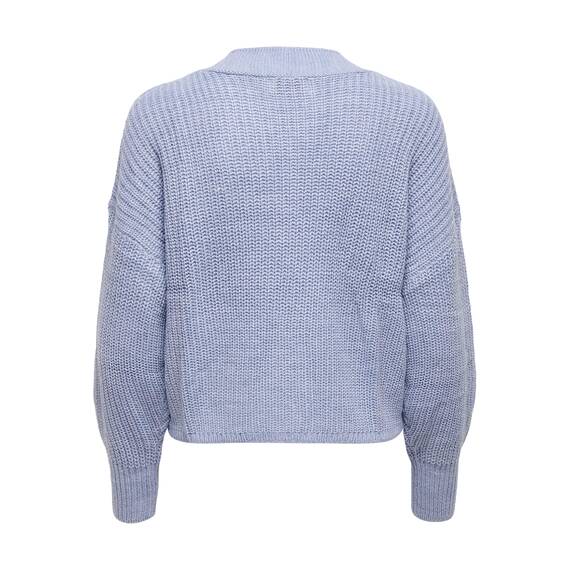 ONLY Damen Onlcarol Nice L/S Cardigan Knt Noos Strickjacke, Blue Heron, XXS