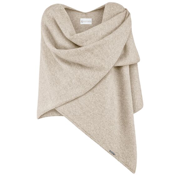 Giesswein Merino Lambswool Cape Merino Lambswool Cape - Eleganter Feinstrick Überwurf aus Lammwolle, Merinowolle Cape für Damen, XXL Umhängetuch, Poncho-Schal