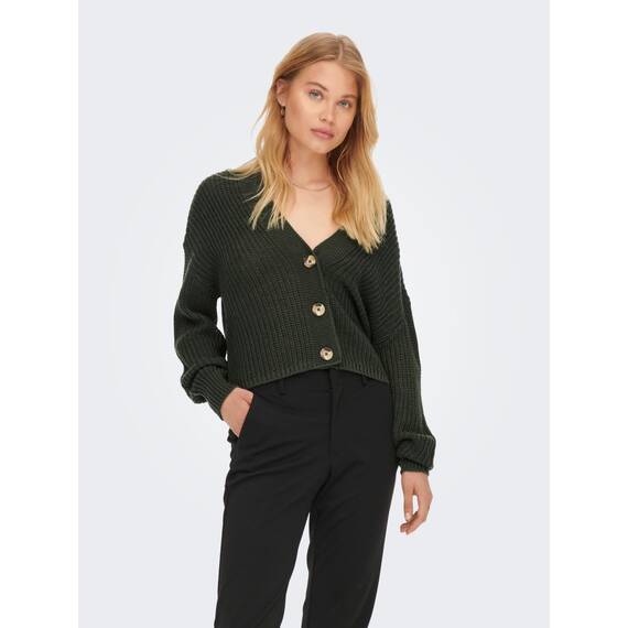 ONLY Damen Onlcarol Nice L/S Cardigan Knt Noos Strickjacke, Rosin, M EU