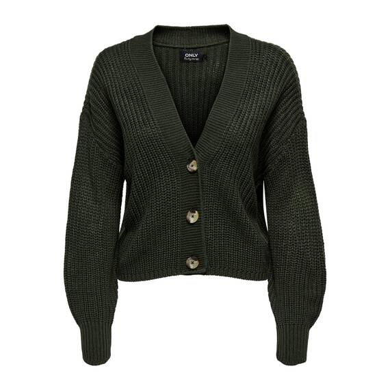 ONLY Damen Onlcarol Nice L/S Cardigan Knt Noos Strickjacke, Rosin, M EU
