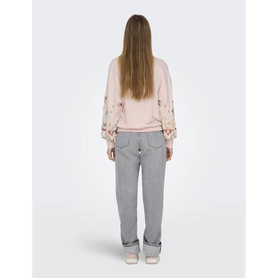 Onlbrooke L/S O-Neck Flower SWT Noos