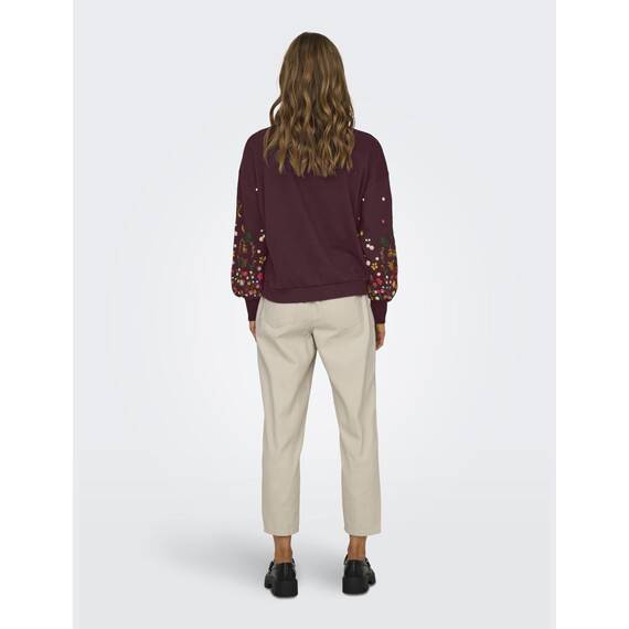 Onlbrooke L/S O-Neck Flower SWT Noos