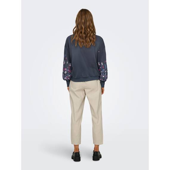 Onlbrooke L/S O-Neck Flower SWT Noos