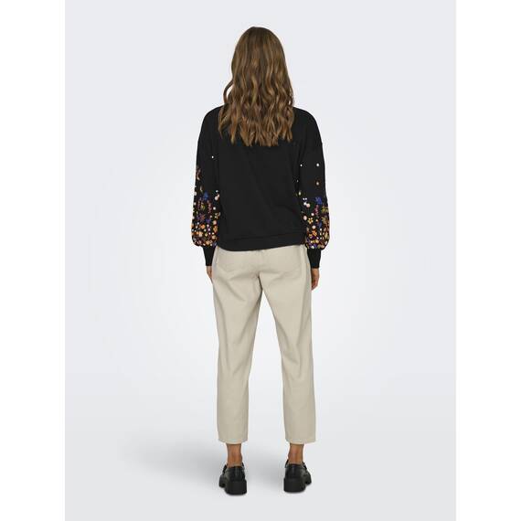 Onlbrooke L/S O-Neck Flower SWT