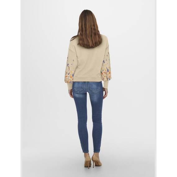 Onlbrooke L/S O-Neck Flower SWT Noos