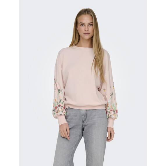 Onlbrooke L/S O-Neck Flower SWT Noos