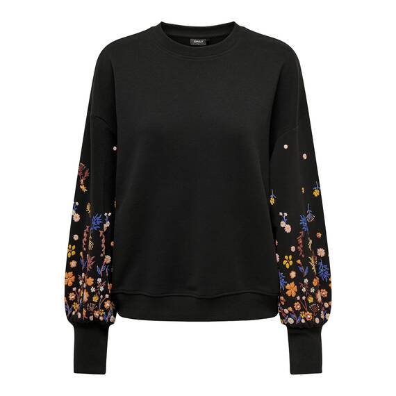 Onlbrooke L/S O-Neck Flower SWT
