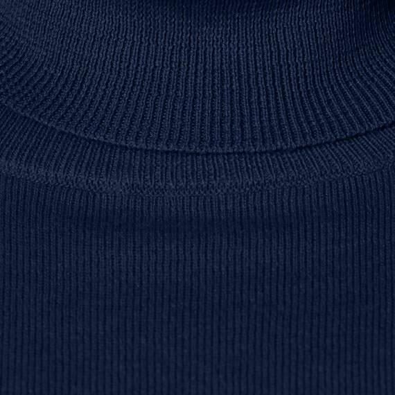 Amazon Essentials Damen Leichter, Langärmeliger Rollkragenpullover, Klassischer Schnitt (Erhältlich In Übergröße), Marineblau, L