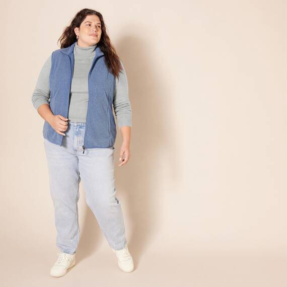 Amazon Essentials Damen Leichter, Langärmeliger Rollkragenpullover, Klassischer Schnitt (Erhältlich In Übergröße), Hellgrau Meliert, XL