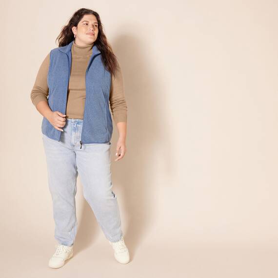 Amazon Essentials Damen Leichter, Langärmeliger Rollkragenpullover, Klassischer Schnitt (Erhältlich In Übergröße), Taupe Meliert, XXL