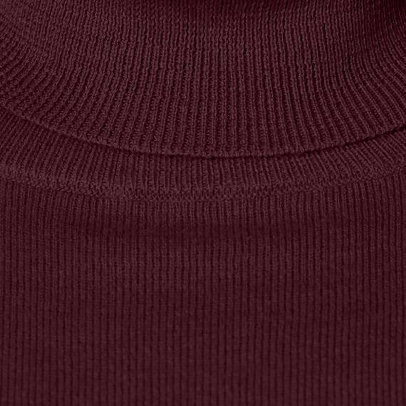 Amazon Essentials Damen Leichter, Langärmeliger Rollkragenpullover, Klassischer Schnitt (Erhältlich In Übergröße), Burgunderrot, XXL