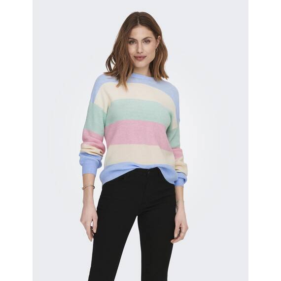 ONLATIA L/S Stripe Pullover KNT NOOS