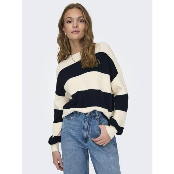 ONLATIA L/S Stripe Pullover KNT NOOS