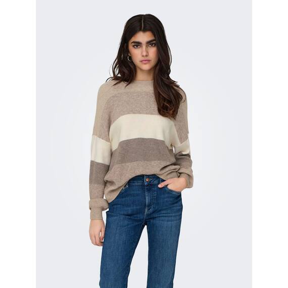 ONLATIA L/S Stripe Pullover KNT NOOS