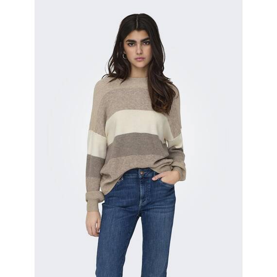 ONLATIA L/S Stripe Pullover KNT NOOS