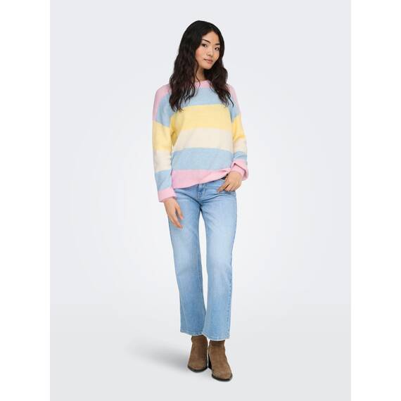 ONLY Onlatia L/S Stripe Pullover KNT Noos