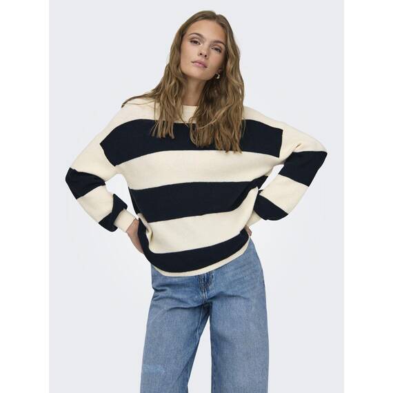 ONLATIA L/S Stripe Pullover KNT NOOS