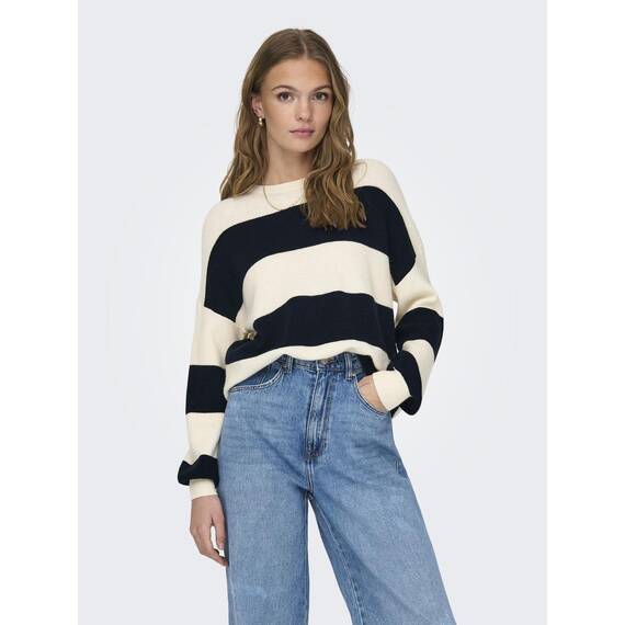 ONLATIA L/S Stripe Pullover KNT NOOS