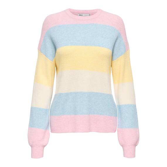 ONLY Onlatia L/S Stripe Pullover KNT Noos