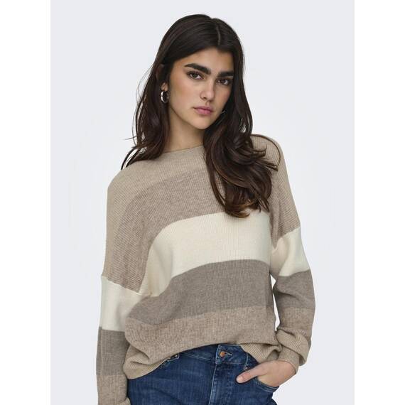 ONLATIA L/S Stripe Pullover KNT NOOS