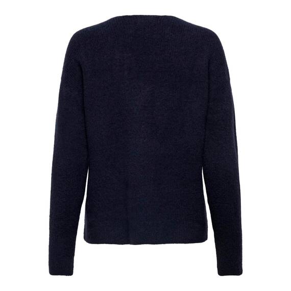ONLY Damen ONLCAMILLA V-Neck L/S Strickpullover KNT 15204588, Night Sky,XS