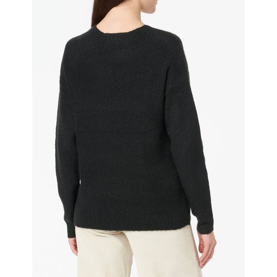 ONLY Damen Onlcamilla V-neck L/S Knt Noos Pullover, Schwarz, XXS EU