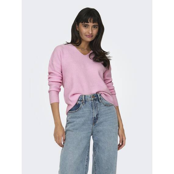 ONLY ONLCAMILLA V-Neck L/S Pullover KNT NOOS