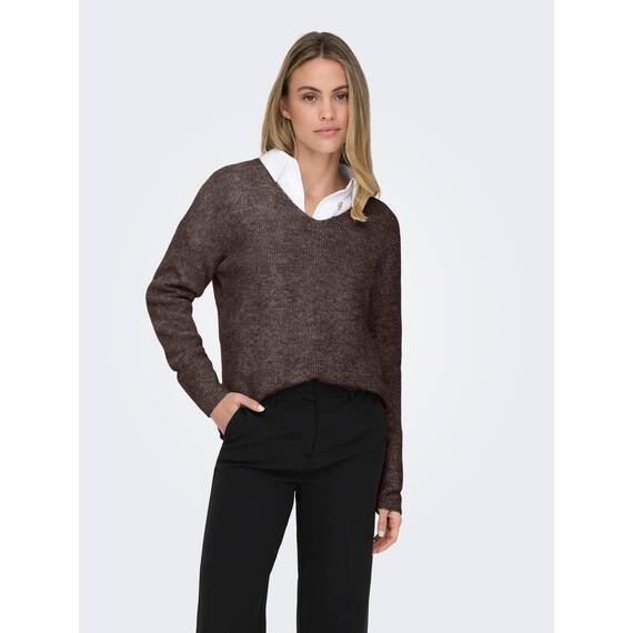 Onlcamilla V-Neck L/S Pullover KNT Noos