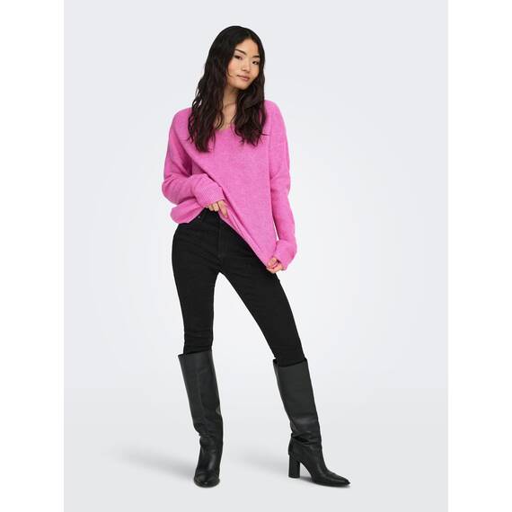 ONLY Onlcamilla V-Neck L/S Pullover KNT Noos