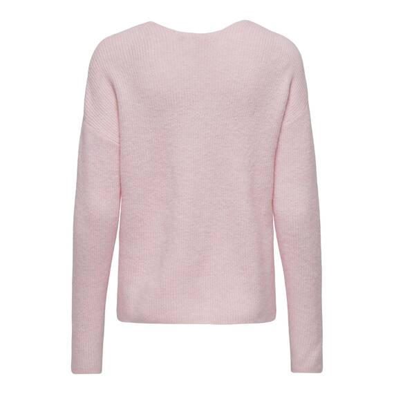 ONLY Damen ONLCAMILLA V-Neck L/S Strickpullover KNT 15204588, Potpourri ,M