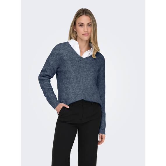 ONLY Onlcamilla V-Neck L/S Pullover KNT Noos