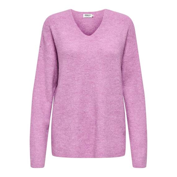 ONLY Onlcamilla V-Neck L/S Pullover KNT Noos