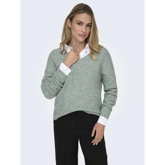 ONLY Onlcamilla V-Neck L/S Pullover KNT Noos